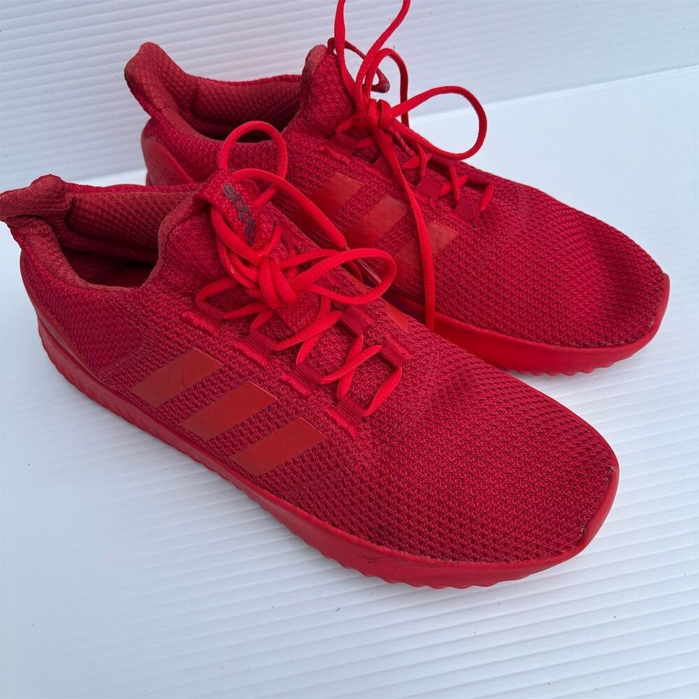 Adidas Cloudfoam Ultimate Unisex Sneakers Red Size 8.5 Casual Shoes
